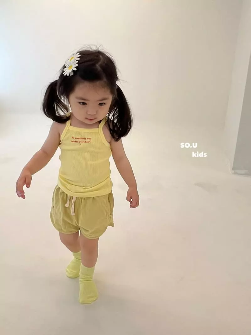 So U - Korean Children Fashion - #prettylittlegirls - Somebody Sleeveless Tee - 10