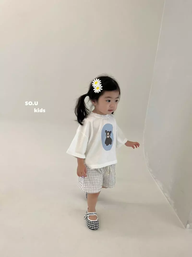 So U - Korean Children Fashion - #prettylittlegirls - Bear Tee - 6