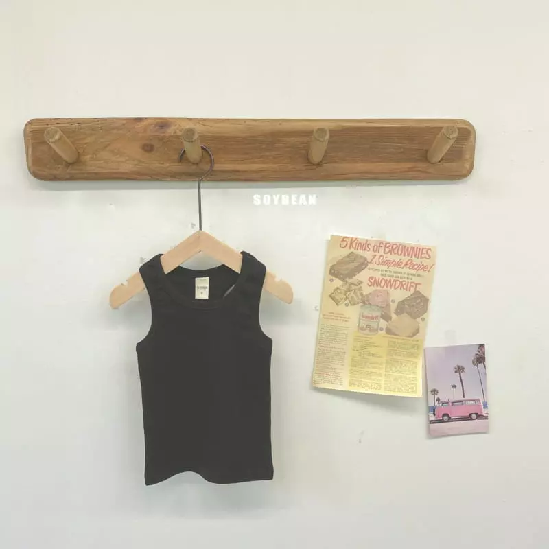 Soybean - Korean Children Fashion - #Kfashion4kids - Rib Mago Sleeveless - 6
