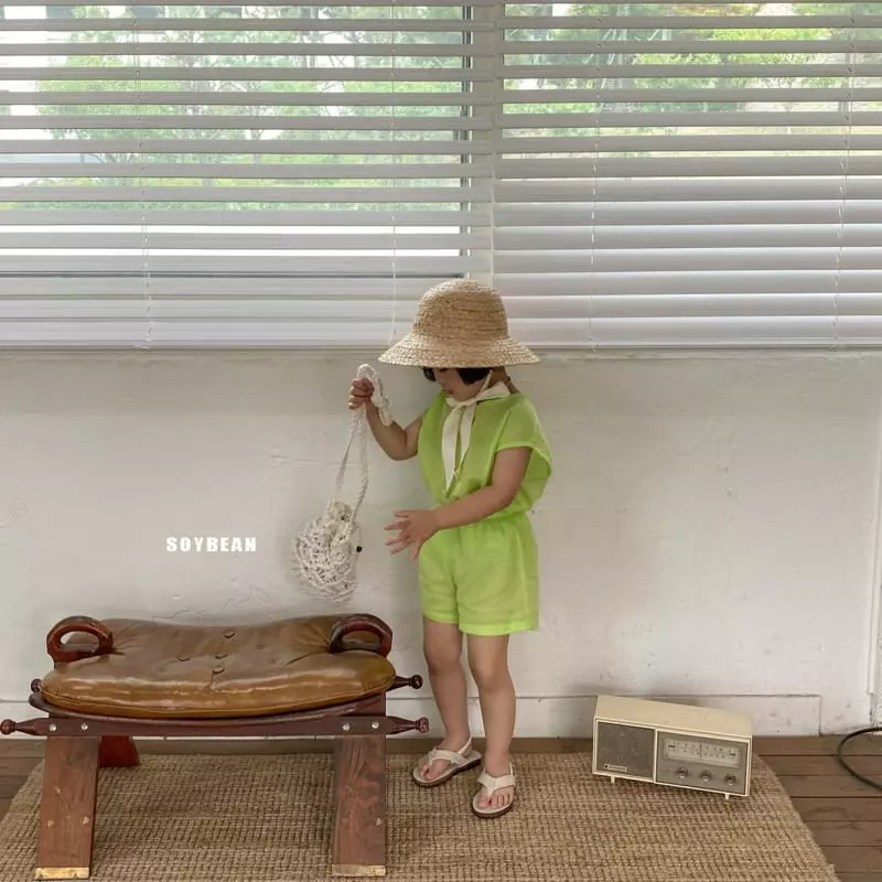 Soybean - Korean Children Fashion - #childofig - Wind Song Top Bottom Set - 3