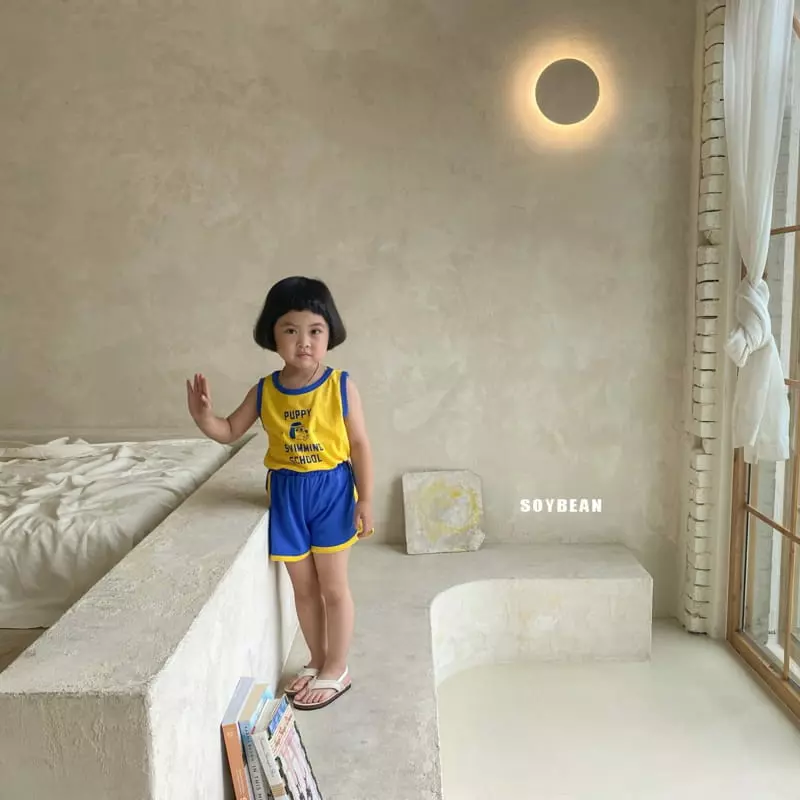 Soybean - Korean Children Fashion - #childofig - Puppy Swim Top Bottom Set - 10