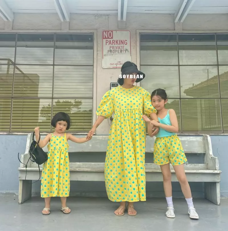 Soybean - Korean Children Fashion - #childofig - Dot One-piece - 2