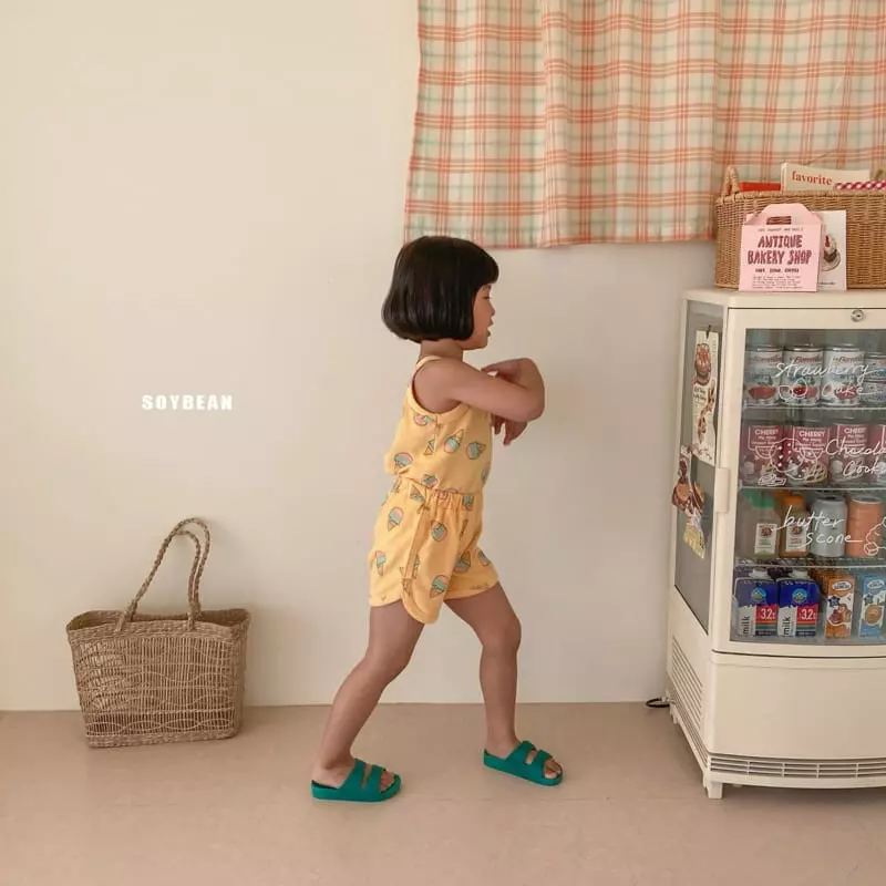 Soybean - Korean Children Fashion - #childofig - Ice Cream Top Bottom Set