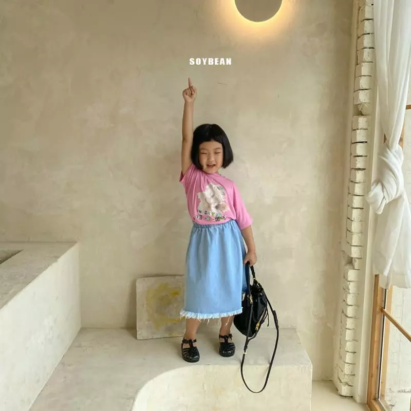 Soybean - Korean Children Fashion - #childofig - Retro Denim Skirt - 11