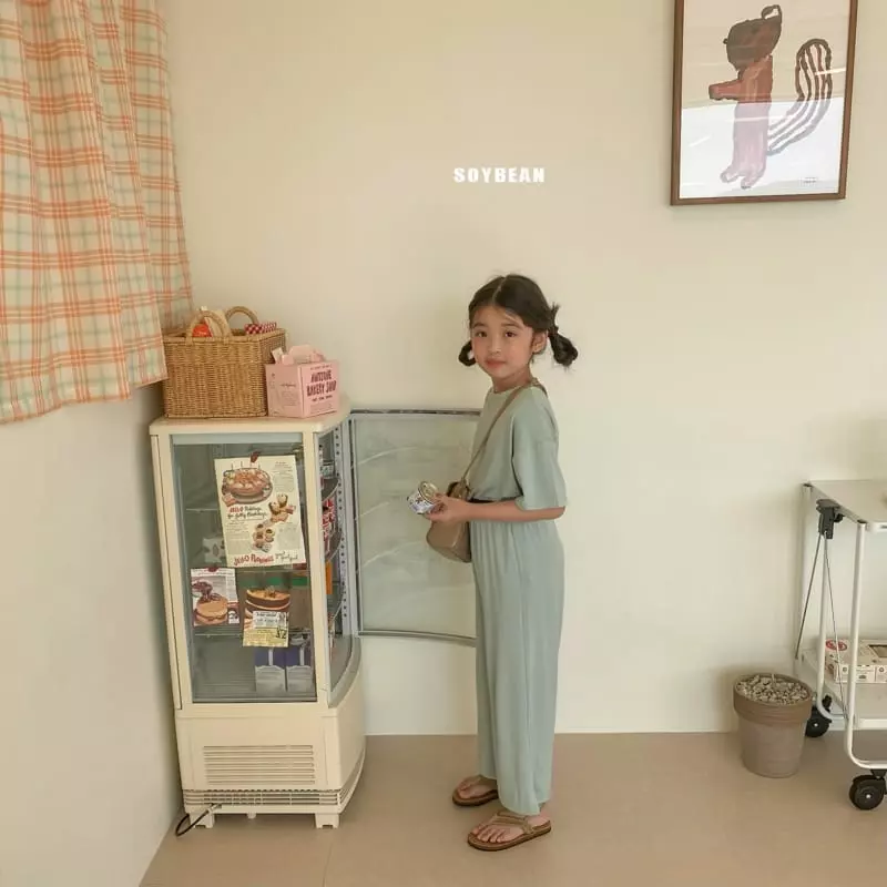 Soybean - Korean Children Fashion - #designkidswear - Point Band Top Bottom Set - 3