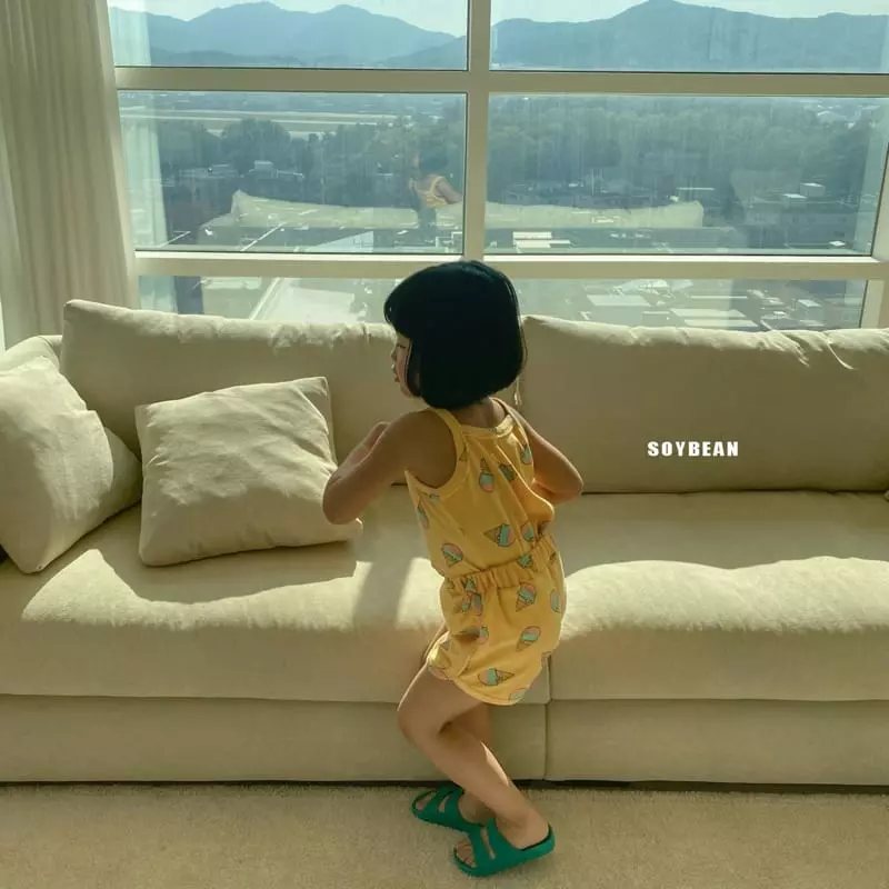 Soybean - Korean Children Fashion - #designkidswear - Ice Cream Top Bottom Set - 4