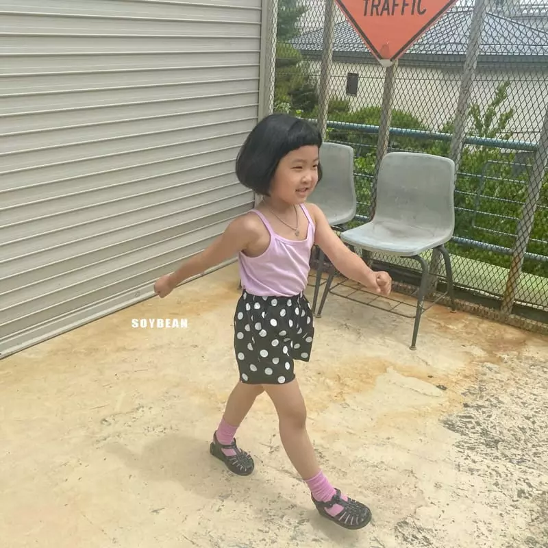 Soybean - Korean Children Fashion - #kidsshorts - Minuimal String Sleeveless - 2