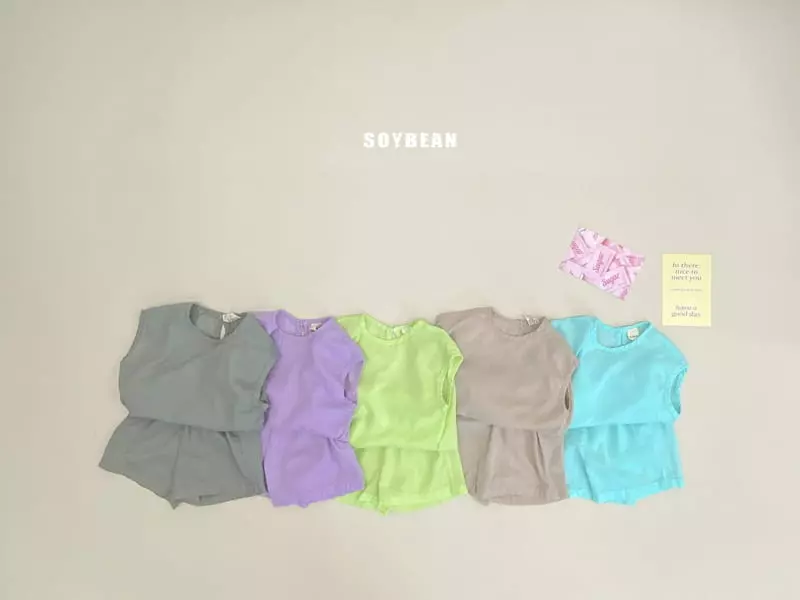 Soybean - Korean Children Fashion - #kidsstore - Wind Song Top Bottom Set - 9