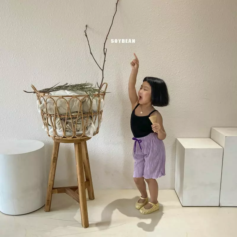 Soybean - Korean Children Fashion - #kidsstore - Minuimal String Sleeveless - 4