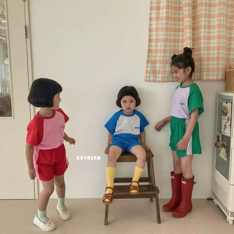 Soybean - Korean Children Fashion - #kidzfashiontrend - Merci Top Bottom Set - 3