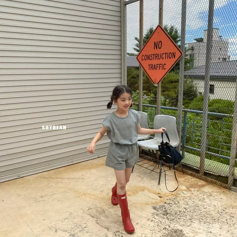 Soybean - Korean Children Fashion - #littlefashionista - Wind Song Top Bottom Set - 12