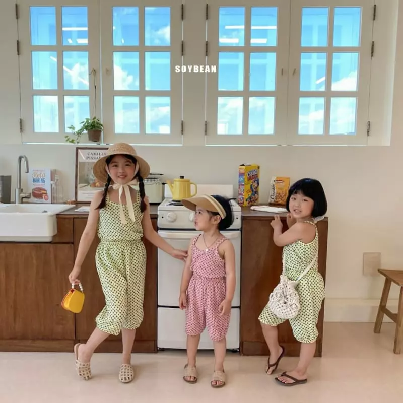 Soybean - Korean Children Fashion - #Kfashion4kids - Flower Top Bottom Set - 4
