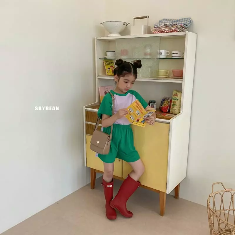 Soybean - Korean Children Fashion - #littlefashionista - Merci Top Bottom Set - 5