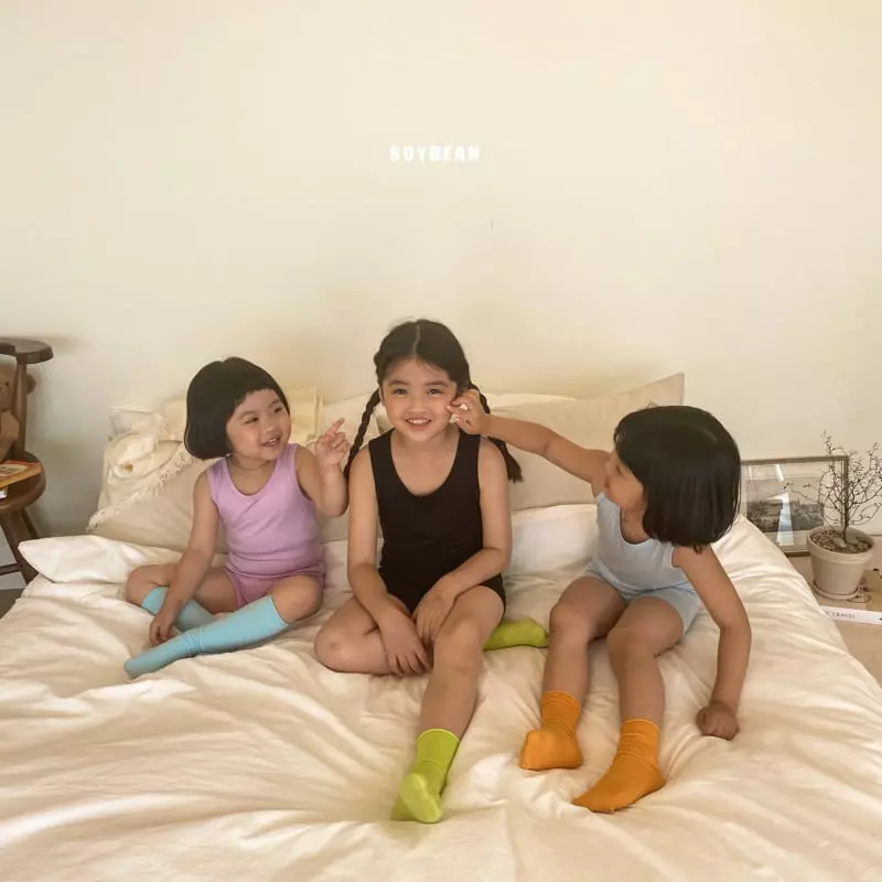 Soybean - Korean Children Fashion - #littlefashionista - Sleeveless Slim Easywear - 3