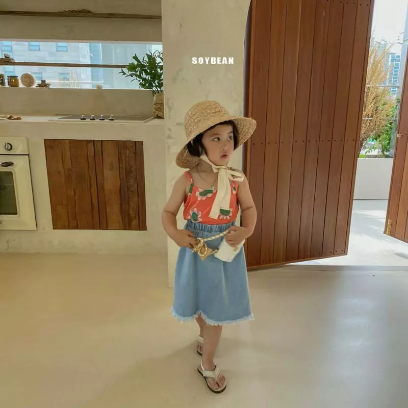 Soybean - Korean Children Fashion - #magicofchildhood - Retro Denim Skirt - 5