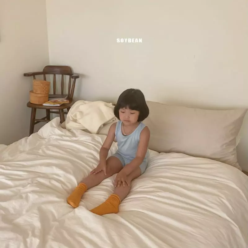 Soybean - Korean Children Fashion - #minifashionista - Sleeveless Slim Easywear - 5
