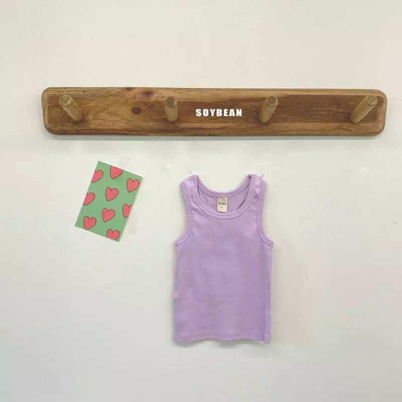 Soybean - Korean Children Fashion - #prettylittlegirls - Rib Mago Sleeveless - 10