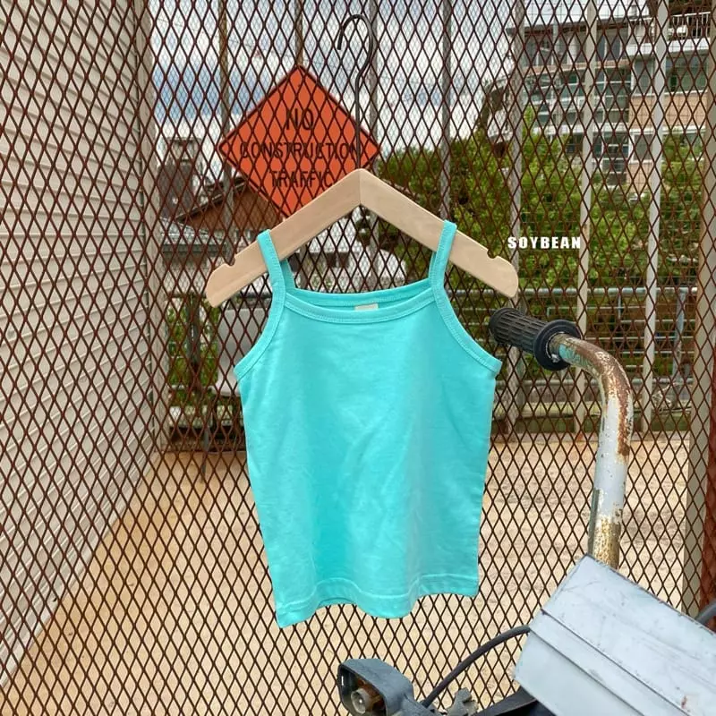 Soybean - Korean Children Fashion - #prettylittlegirls - Minuimal String Sleeveless - 9