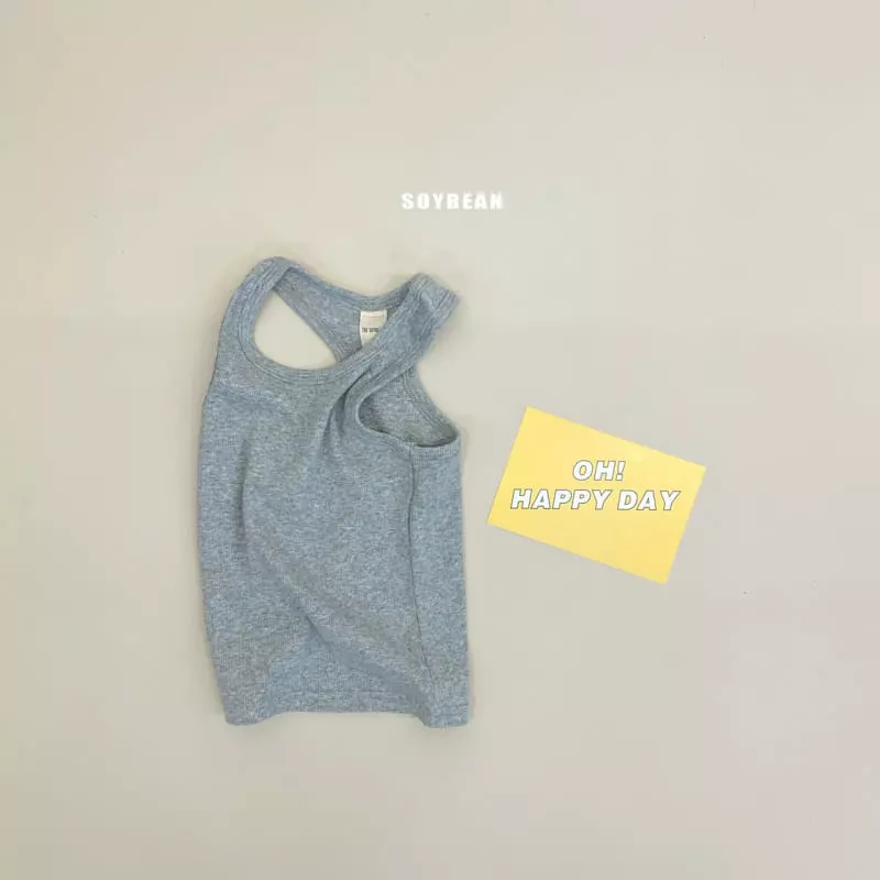 Soybean - Korean Children Fashion - #todddlerfashion - Rib Mago Sleeveless - 11