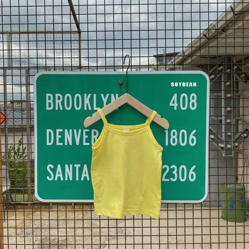 Soybean - Korean Children Fashion - #todddlerfashion - Minuimal String Sleeveless - 10