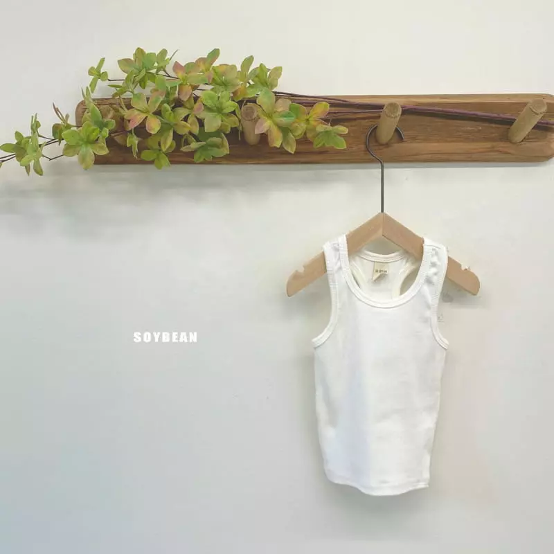 Soybean - Korean Children Fashion - #toddlerclothing - Rib Mago Sleeveless - 12