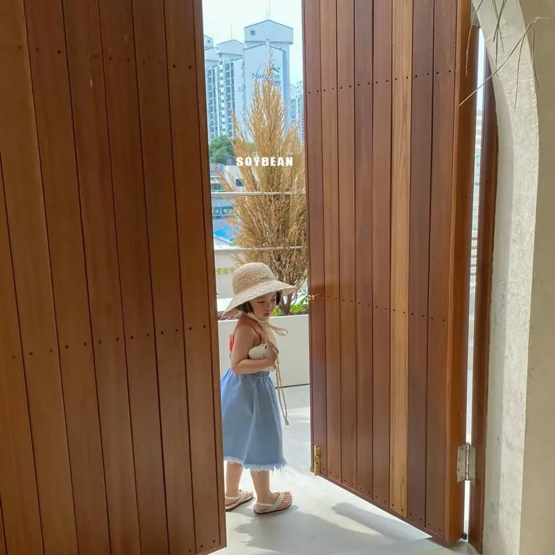 Soybean - Korean Children Fashion - #toddlerclothing - Retro Denim Skirt - 9