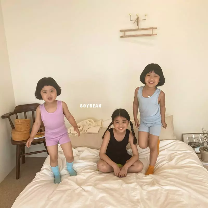 Soybean - Korean Children Fashion - #toddlerclothing - Sleeveless Slim Easywear - 8