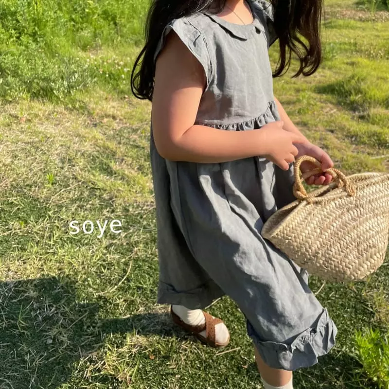 Soye - Korean Children Fashion - #childofig - Easy Collar One-piece - 3