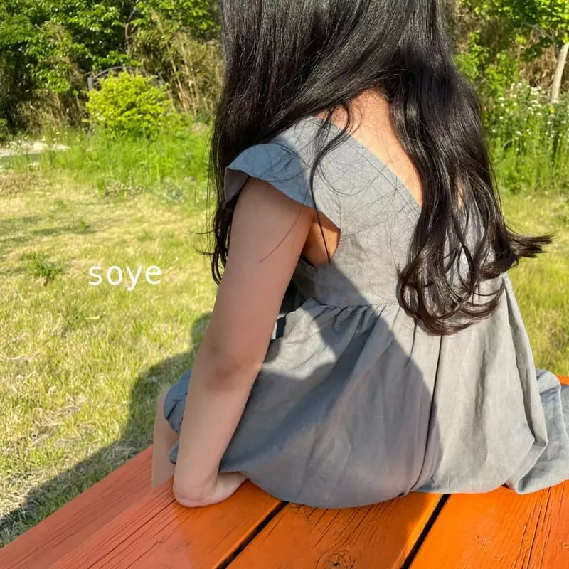 Soye - Korean Children Fashion - #fashionkids - Easy Collar One-piece - 8