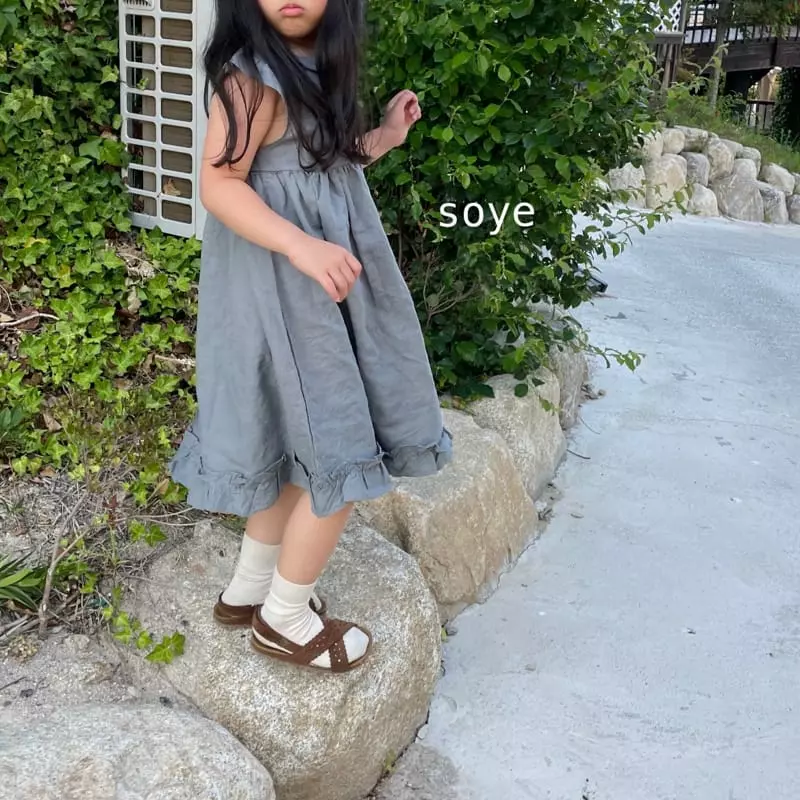 Soye - Korean Children Fashion - #kidsshorts - Easy Collar One-piece - 9