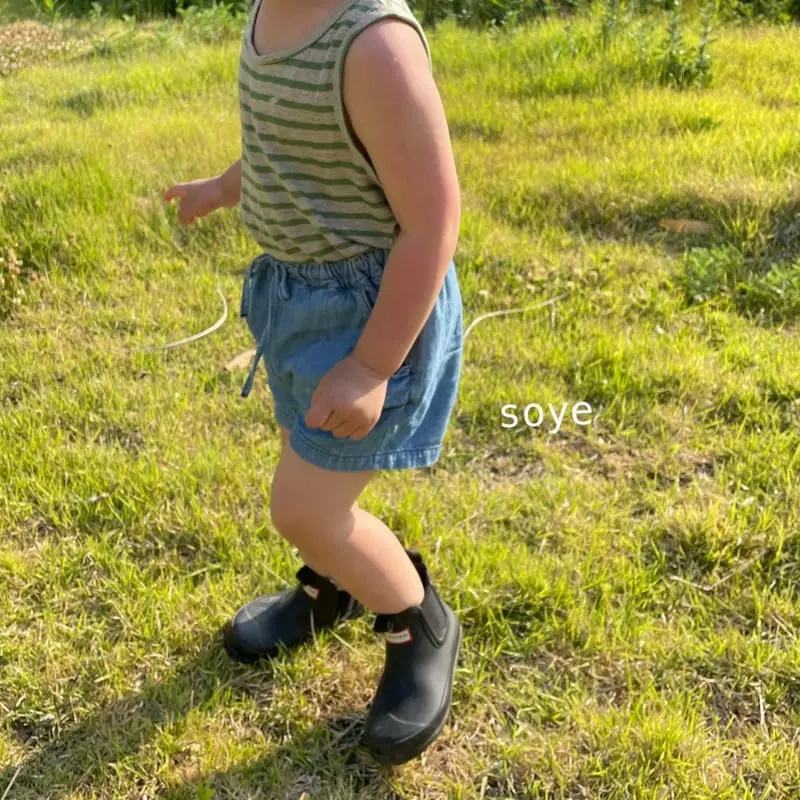 Soye - Korean Children Fashion - #magicofchildhood - Linen Stripes Sleeveless - 3