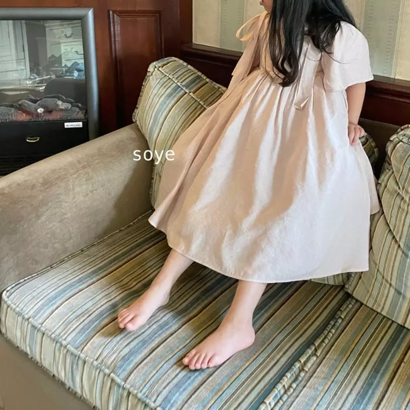 Soye - Korean Children Fashion - #minifashionista - Ribbon Bell One-piece - 11