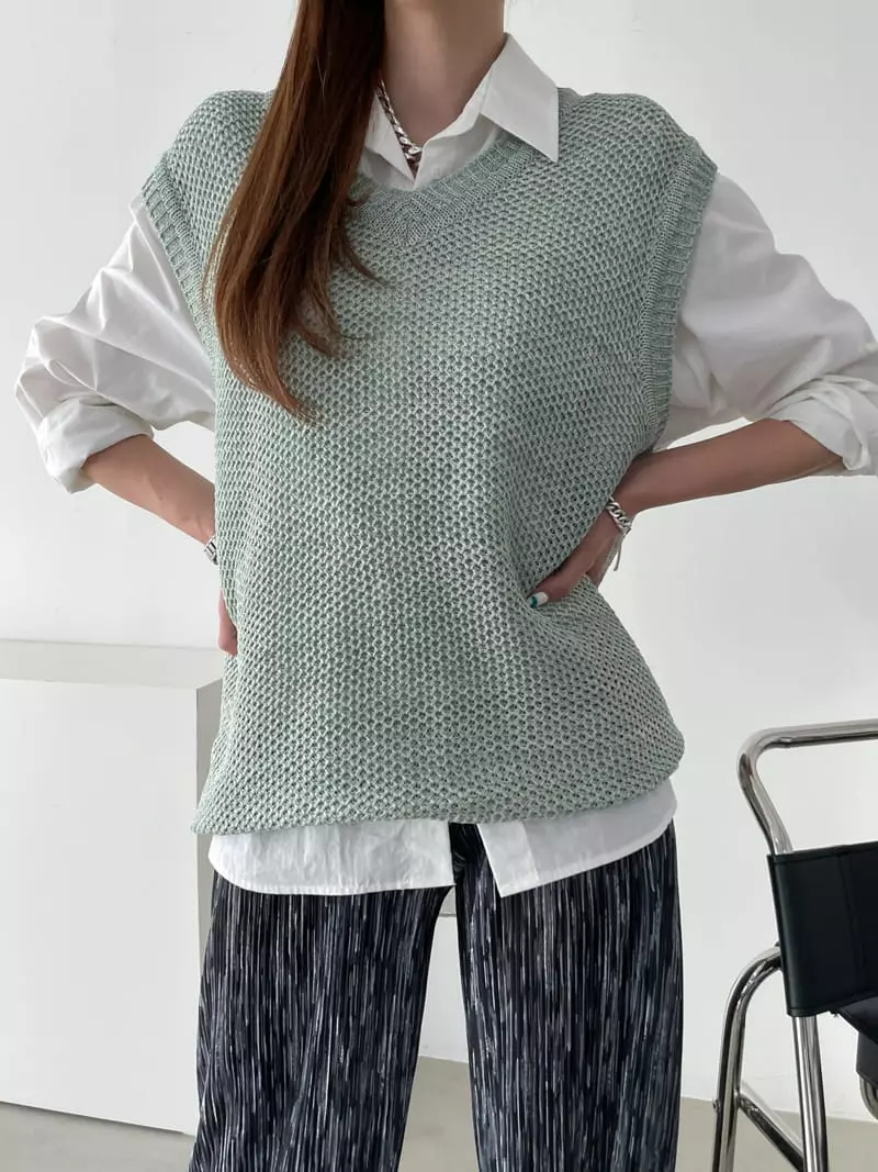 Then - Korean Women Fashion - #momslook - Scsi Vest - 6