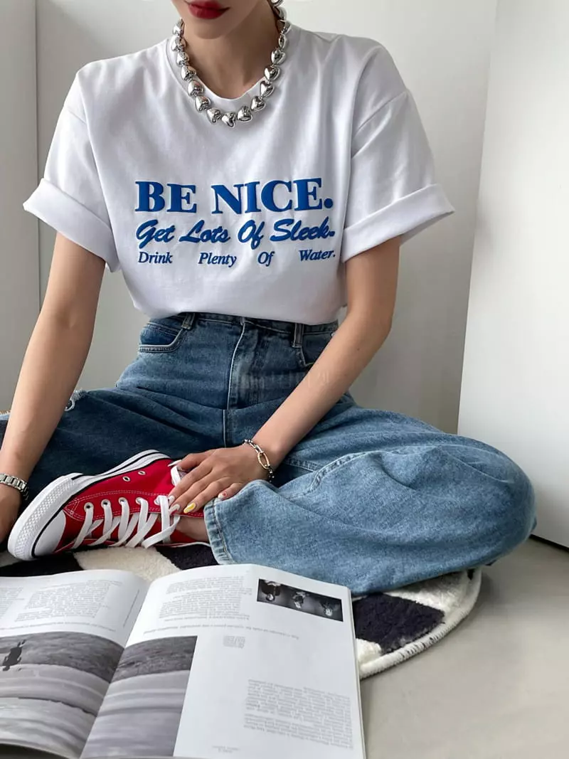 Then - Korean Women Fashion - #momslook - Binais Tee - 11