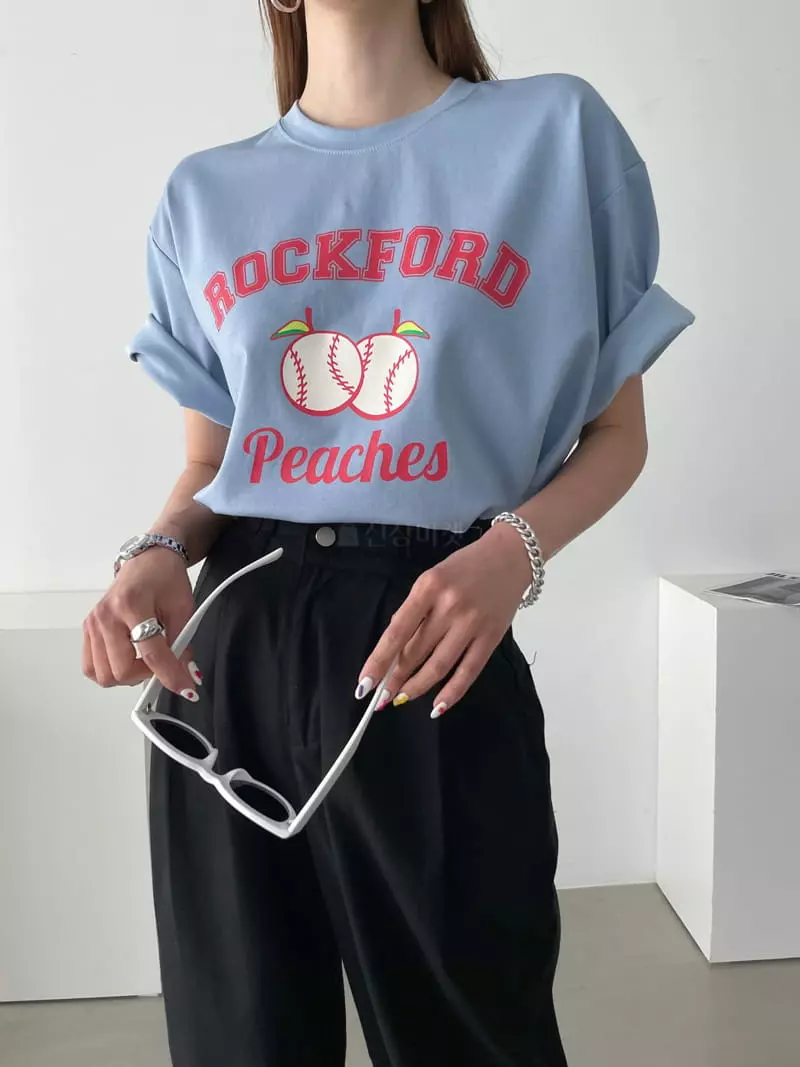 Then - Korean Women Fashion - #momslook - Rock Ford Tee - 9