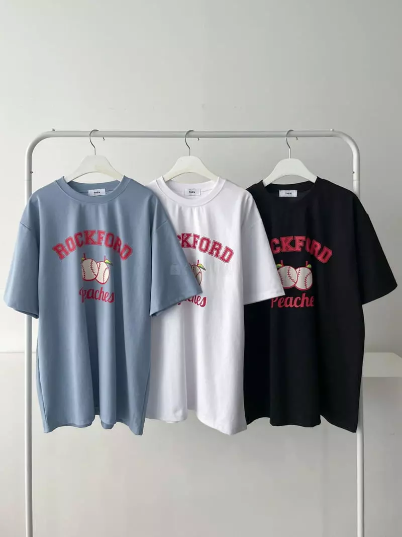 Then - Korean Women Fashion - #momslook - Rock Tee