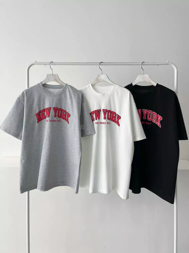 Then - Korean Women Fashion - #momslook - New York Tee - 2