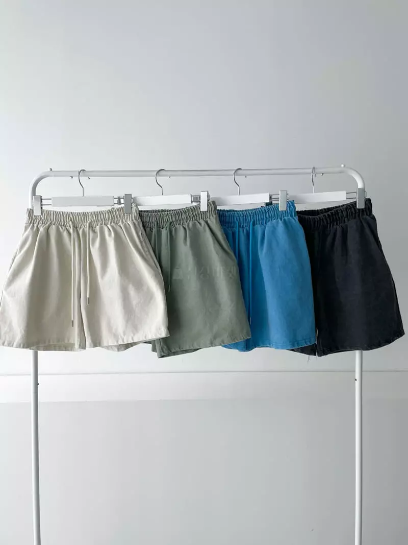 Then - Korean Women Fashion - #restrostyle - Pigmnet Washing Banding Shorts - 7