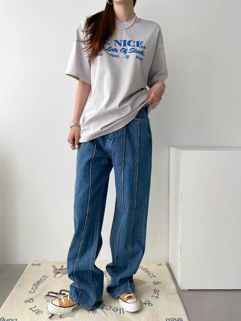Then - Korean Women Fashion - #shopsmall - Binais Tee - 2