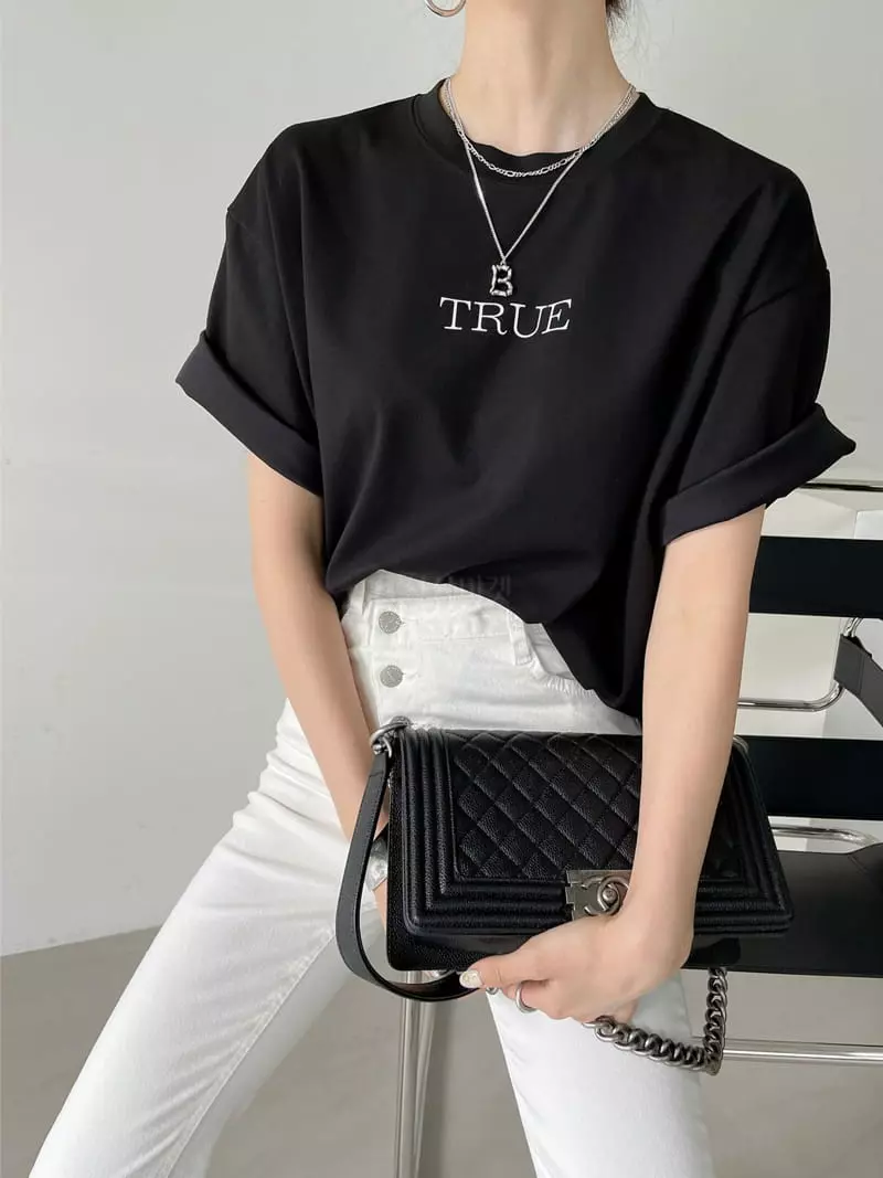 Then - Korean Women Fashion - #thatsdarling - True Tee - 8