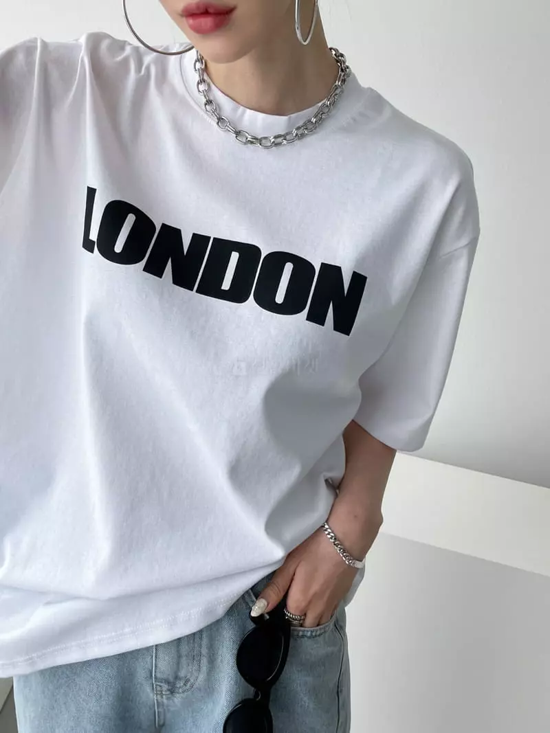 Then - Korean Women Fashion - #womensfashion - London Tee - 9