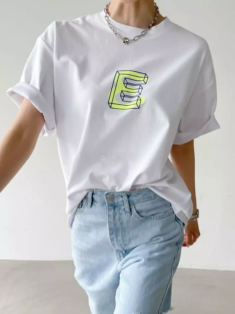 Then - Korean Women Fashion - #womensfashion - E Tee - 2