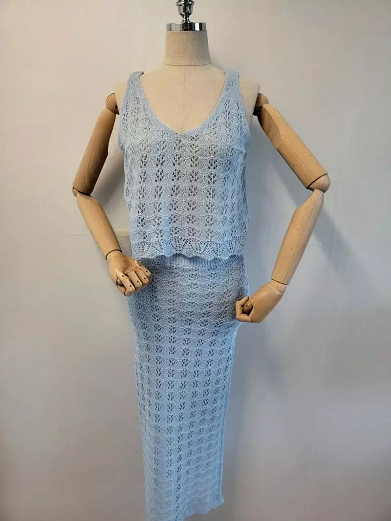 To U - Korean Women Fashion - #momslook - Tree Scsi Top Bottom Set - 2