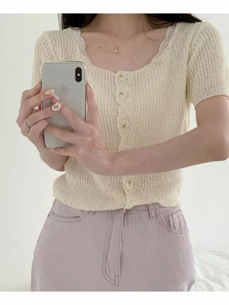 To U - Korean Women Fashion - #momslook - Any Square Cardigan