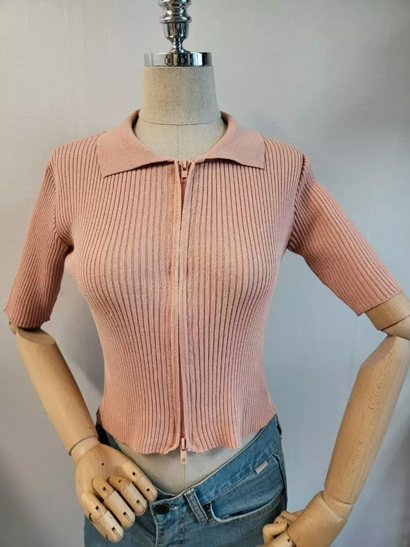 To U - Korean Women Fashion - #momslook - All And Zip-up