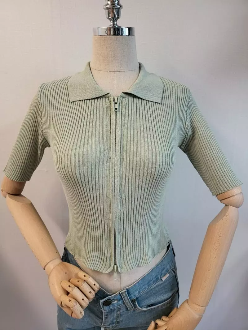 To U - Korean Women Fashion - #momslook - All And Zip-up - 3