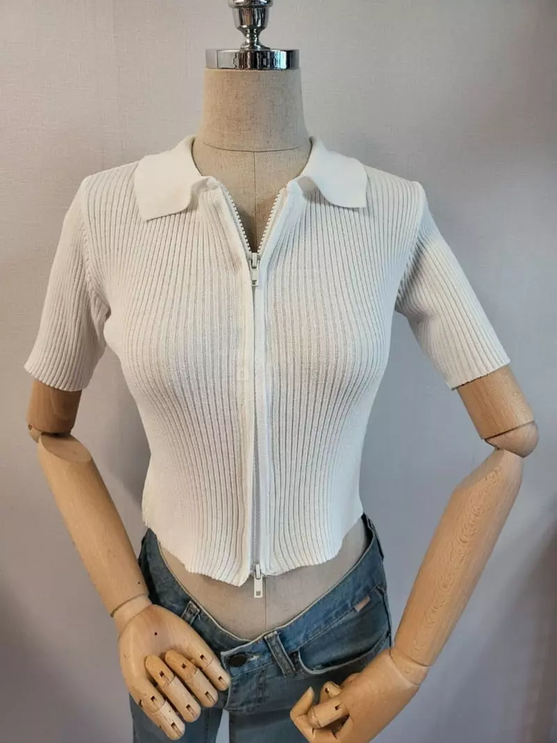 To U - Korean Women Fashion - #momslook - All And Zip-up - 4