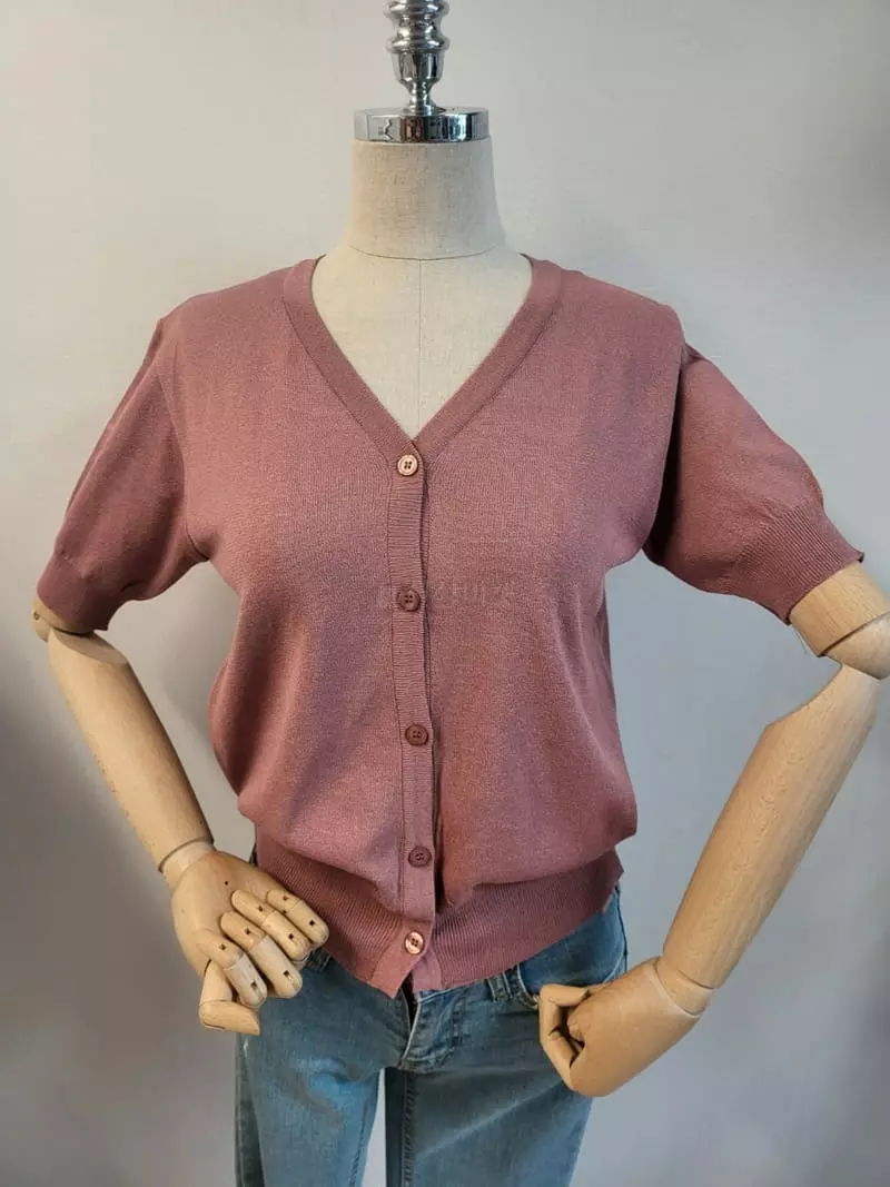 To U - Korean Women Fashion - #momslook - Summer V Cardigan - 2