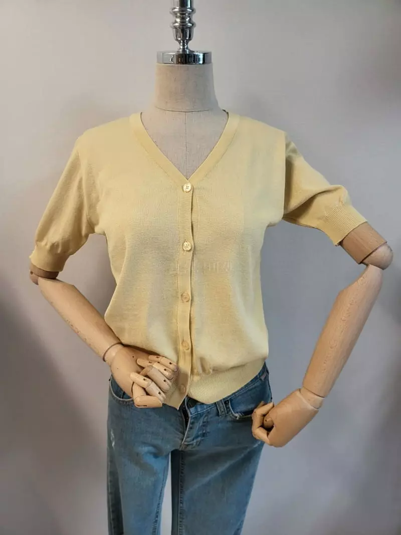 To U - Korean Women Fashion - #momslook - Summer V Cardigan - 4
