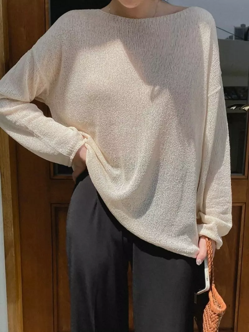 To U - Korean Women Fashion - #momslook - Minja Knit Tee